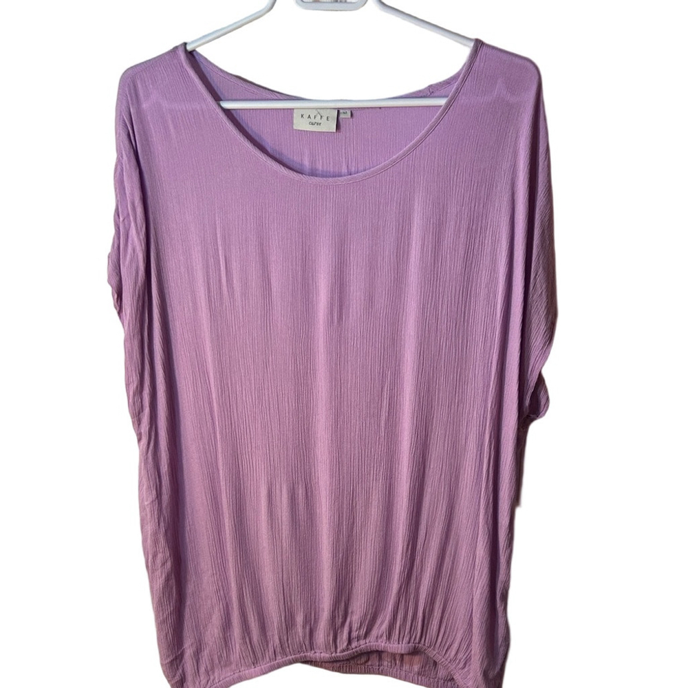 KUT from the Kloth Lavender Scoop Neck Blouse